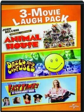 3-Movie Laugh Pack 2DVD ~Animal House, Dazed/Confused, Fast Times Ridgemont High
